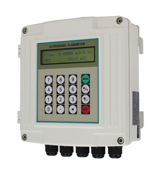 Split-insertion-type ultrasonic flow meter