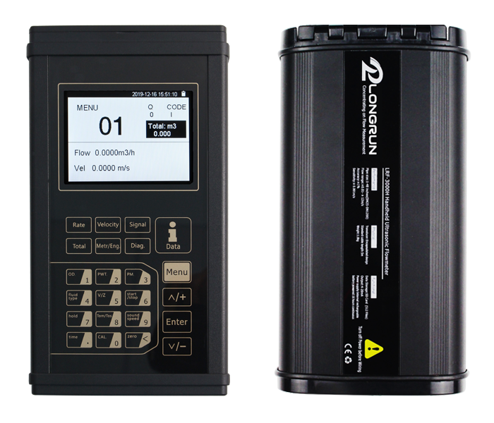 Portable Ultrasonic Flow Meter
